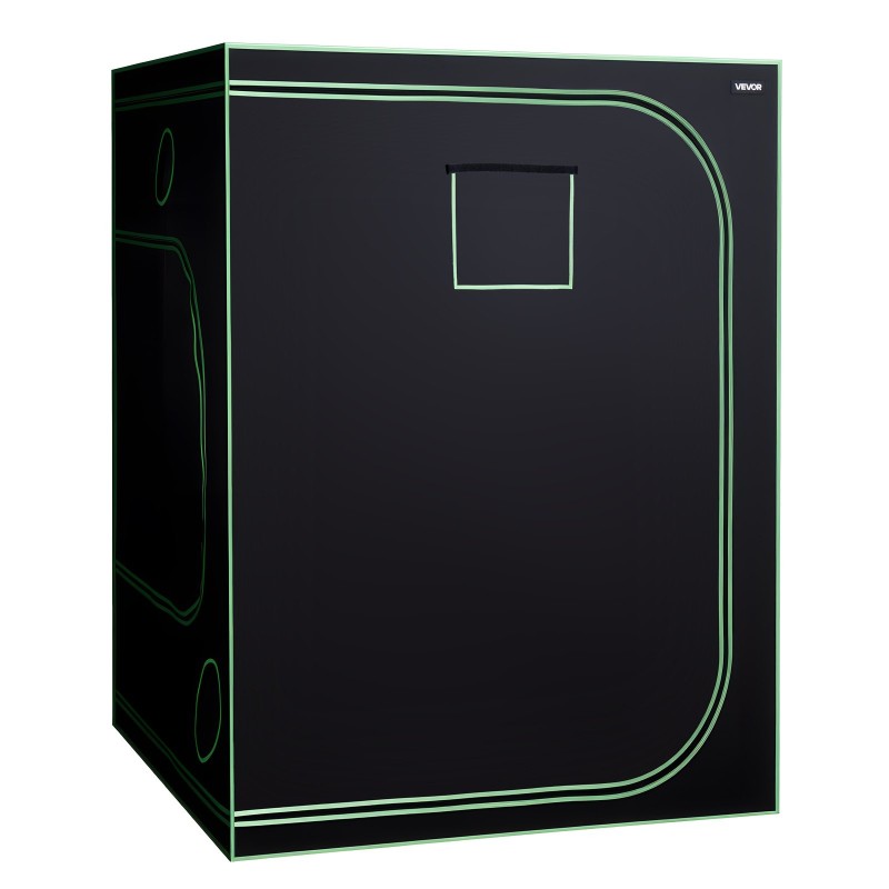 Kasviteltta sisäkäyttöön 1500x1500x2000 mm 600D Oxford-kangas heijastava polyesterikalvo LED-kasvivalolla