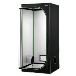 Kasviteltta sisäkäyttöön 80 x 80 x 180 cm 600D Oxford kangas heijastavalla sisäpinnalla