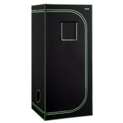 Kasviteltta sisäkäyttöön 80 x 80 x 180 cm 600D Oxford-kangas heijastavalla sisäpinnalla