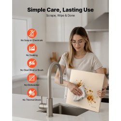 Pizzakivi kordieriitti 406 x 355 mm 15 mm paksu uuniin ja grilliin