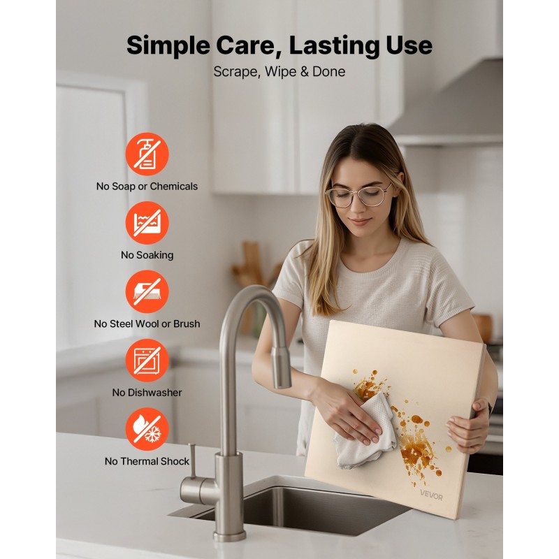 Pizzakivi kordieriitti 406 x 355 mm 15 mm paksu uuniin ja grilliin