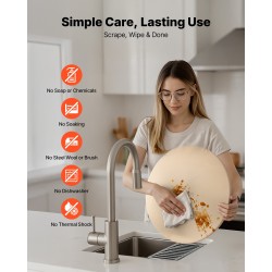 Pizzakivi pyöreä kordieriitti halkaisija 406 mm paksuus 17 mm