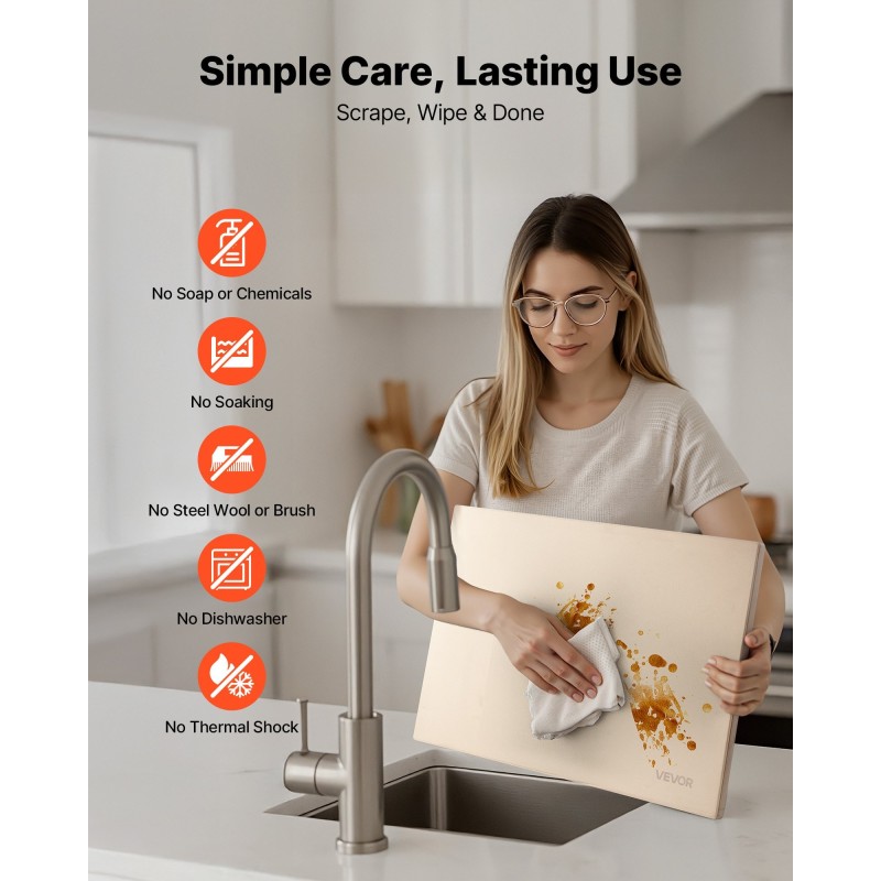 Suorakaiteen muotoinen kordieriittinen pizzakivi 508 x 355 x 15 mm