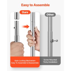 Vaateripustin hiiliteräsrunko kaksi ripustustankoa säädettävä 107–166 cm alasäilytyskorilla pyörillä