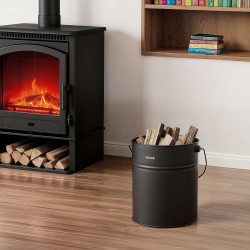 Tuhka-astia viidentoista litran hiiliteräsrakenteella kansi lapio harja käsineet