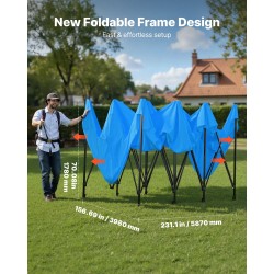 Taitettava maalausteltta 420D PU-pinnoitettu kangas teräsrunko auto-osien ja huonekalujen maalaus