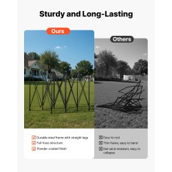 Taitettava maalausteltta 420D PU-pinnoitettu kangas teräsrunko auto-osien ja huonekalujen maalaus