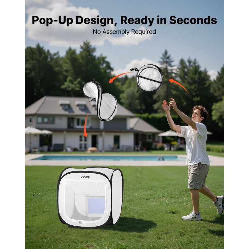 Kokoontaitettava maalausteltta polyesterikangas 40,5×40,5×43 cm pienesineille