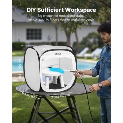 Kokoontaitettava maalausteltta polyesterikangas 40,5×40,5×43 cm pienesineille