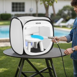 Kokoontaitettava maalausteltta polyesterikangas 40,5×40,5×43 cm pienesineille