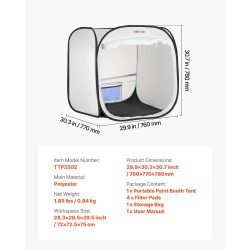 Kokoontaitettava polyesterinen pikapystytettävä maalausteltta 72x72,5x75cm vesitiivis pienille ja keskikokoisille