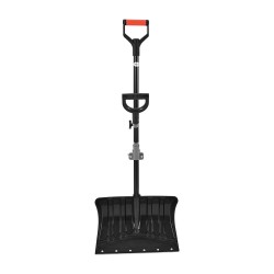 Lumilapio 455 mm PP-lapa alumiinireunalla teräsvarsi D-muotoinen kahva