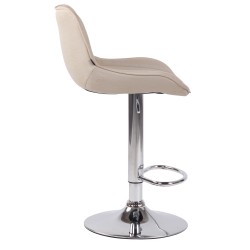 Moderni säädettävä baarijakkara pyörivällä istuimella ja jalkatuella