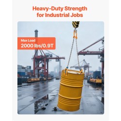 Ketjutynnyrinostin G80 hiiliteräs 0,9 t nostokyky muovi- ja metallitynnyreille