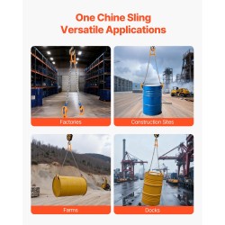 Ketjutynnyrinostin G80 hiiliteräs 0,9 t nostokyky muovi- ja metallitynnyreille