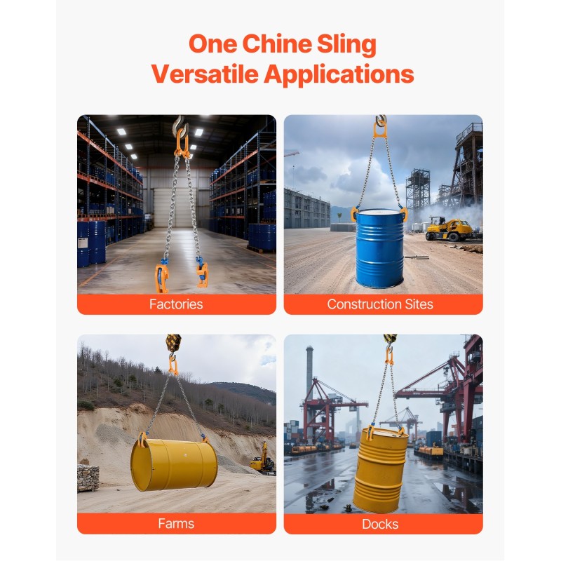 Ketjutynnyrinostin G80 hiiliteräs 0,9 t nostokyky muovi- ja metallitynnyreille