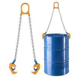 Ketjutynnyrinostin G80 hiiliteräs 0,9 t nostokyky muovi- ja metallitynnyreille