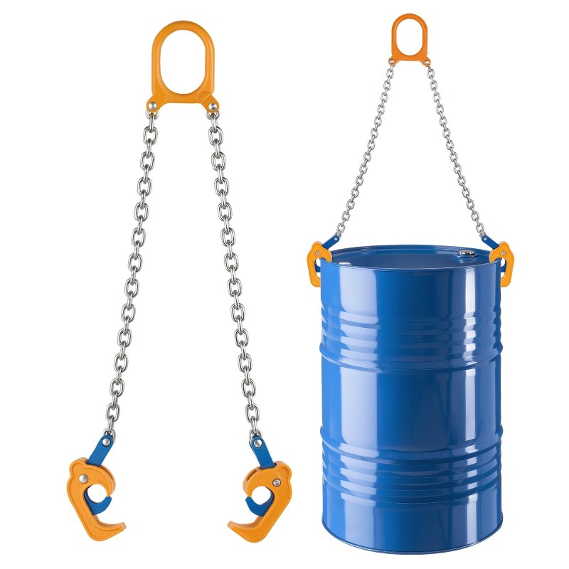 Ketjutynnyrinostin G80 hiiliteräs 0,9 t nostokyky muovi- ja metallitynnyreille