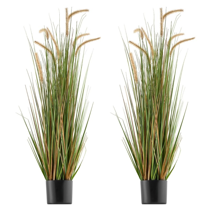 Keinotekoinen PVC kortekasvi ruukussa 2 kpl korkeus 1194 mm sisä ja ulkokäyttö