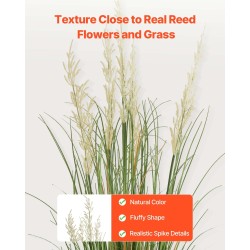 Tekoruukukasvit PVC-materiaalia 2 kpl korkeus 1194 mm sisä- ja ulkokäyttöön