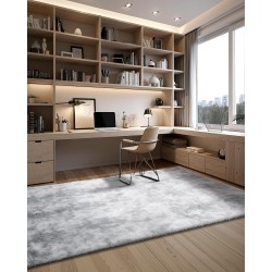 Nukkamatto sisäkäyttöön pitkäkarvainen 1,83 x 2,74 m liukuestopohja