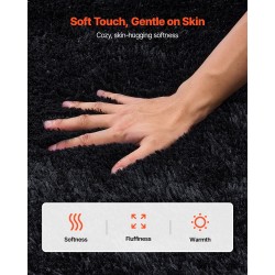 Nukkamatto 2,44 x 3,05 m paksu 35 mm nukka liukumaton pohja