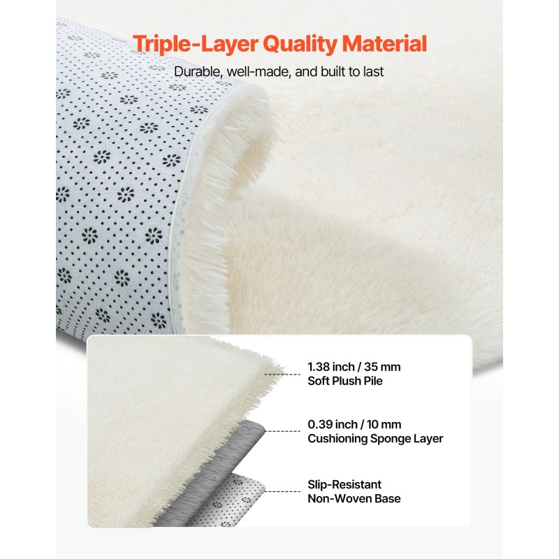 Plyysimatto 2,44 x 3,05 m 35 mm nukkakorkeus liukumaton pohja