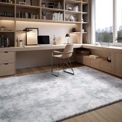 Aluematto 2,74 x 3,66 m pitkänukkainen 35 mm kolmikerroksinen liukuestopohjalla sisäkäyttöön