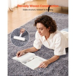 Pitkäkarvainen sisämatto 2,44 x 3,05 m liukumaton pohja tiheä pehmeä nukka