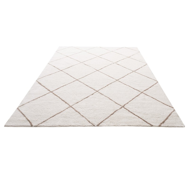 Pehmeä sisämatto 2,44 x 3,05 m beige TPR-liukuestepohja