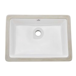 Kylpyhuoneen allas keraaminen tasoon upotettava suorakulmainen 470x335x170 mm valkoinen nanolasite