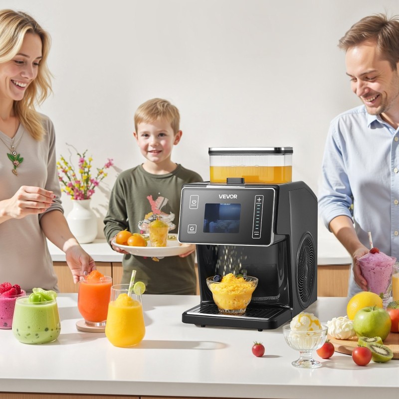 Hiutalejääkone ruostumattomasta teräksestä 20 kg vuorokaudessa 0,8 l säiliö kotikäyttöön