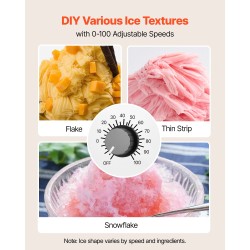 Lumihiutalejäälaite 1,8 l säiliö ruostumatonta terästä 60 kg vuorokaudessa