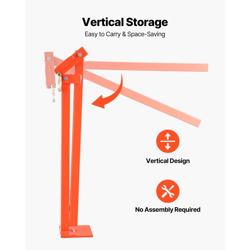 T-mallinen teräs tolpanirrotin aitatolpille 78 cm 300 kg 109 cm ketjulla