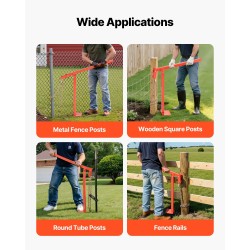 T-aitatolpan irrotustyökalu Q235-hiiliteräs 914 mm 500 kg kantavuus