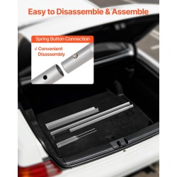 Maisematasoitusharava alumiinirunkoinen 1510 mm varsi 508 mm harapää asfaltin ja betonin tasoitukseen