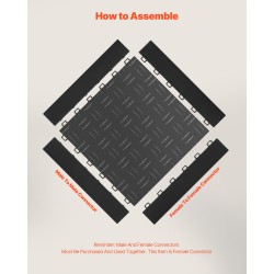 Reunalistasarja PP-muovia musta 15 kpl 305 x 60 mm autotallilaattoihin