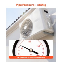 Putkisarja kupari 15,2 m mini-splitille 6,4 mm ja 9,5 mm PE-eristys