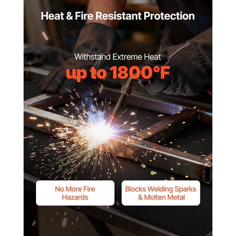 Hitsauspeitteet hiilikuituhuopa 3,5 mm 508x914 mm 2 kpl hitsaukseen 982 °C