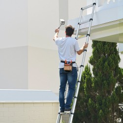 Teleskooppitikkaat alumiinirunko säädettävä pituus 3,8 m 150 kg kantavuus