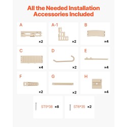 Allastikkaat 4-portaiset PE-muoviset kaksoiskaiteilla taupe 48–54 tuumaa
