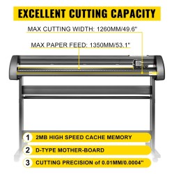 53 tuuman vinyylileikkuri ja 38×38 cm lämpöprässiyhdistelmä