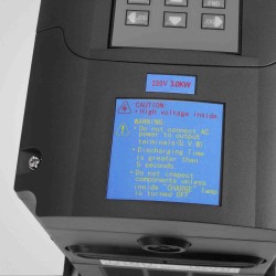 Ilmajäähdytteinen 3 kW karamoottori ruostumattomasta teräksestä ja 220 V taajuusmuuttaja