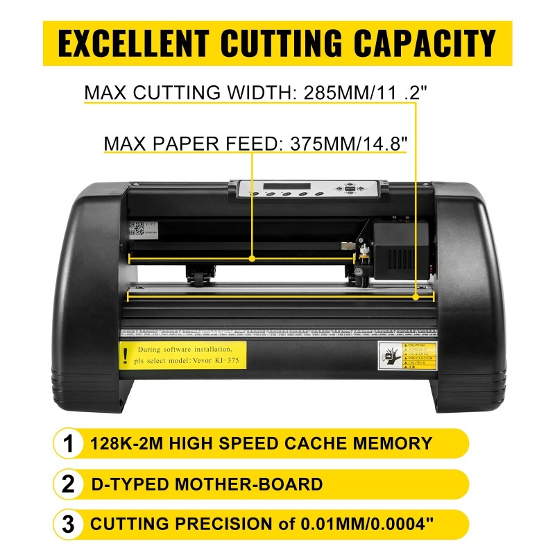 Viidentoista tuuman lämpöprässi ja neljäntoista tuuman vinyylileikkuri paketti