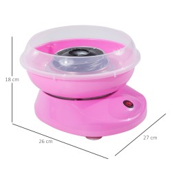 Hattarakone kotiin 550 W, korkeus 18 cm, ruostumaton teräs/PP, vaaleanpunainen