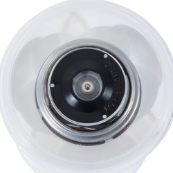 Hattarakone kotiin, valkoinen 450–550 W, 18 cm, sisältää mittalusikan ja 10 bambutikkua