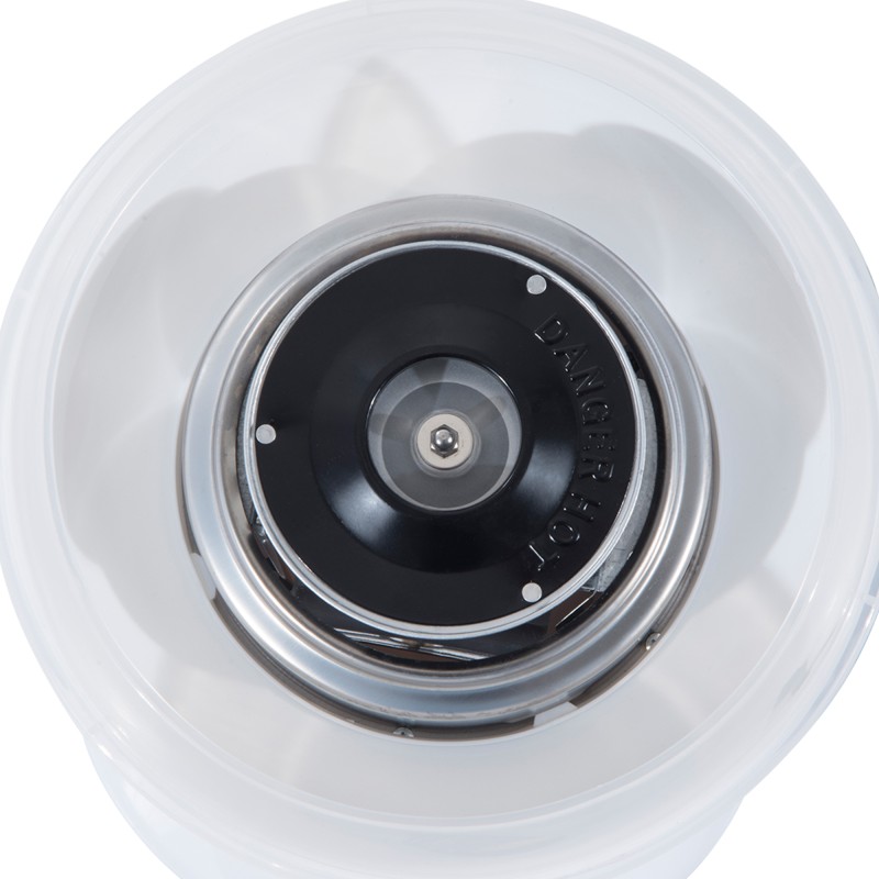 Hattarakone kotiin, valkoinen 450–550 W, 18 cm, sisältää mittalusikan ja 10 bambutikkua