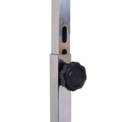 Koirien trimmauspöytä, taitettava ja korkeussäädettävä, kumipintainen 91,5 x 61,5 x 76 cm, musta, kantavuus 150 kg