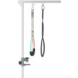 Korkeussäädettävä trimmausvarsi lemmikeille hopea 36 x 8 x 74 cm