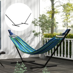 Riippumaton teline metalli musta 360 x 92 x 112 cm enintään 120 kg